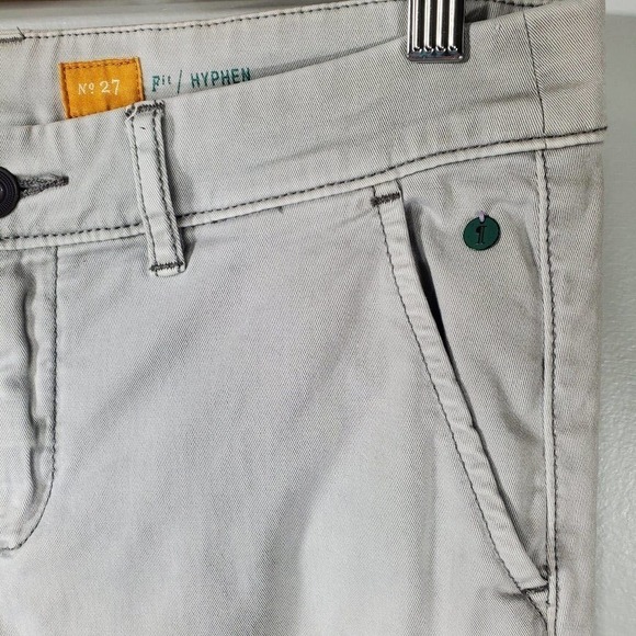 Anthropologie Pilcro and the Letterpress Hyphen Fit Chino Pants Gray Size 27 - Picture 3 of 11